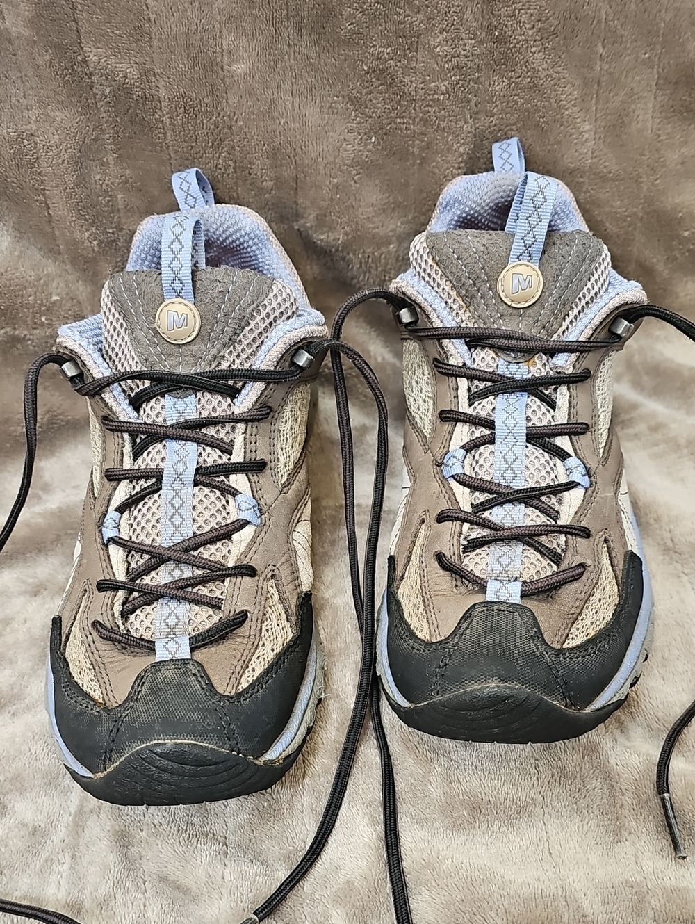 Merrell Dark Shadow Gray and Black Trail Sneaker Performance Footwear